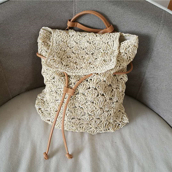 Seaside Escape Straw Tote