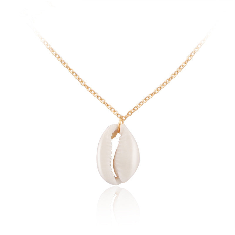 Capri Gold Shell Necklace
