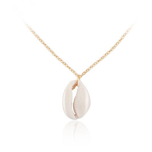 Capri Gold Shell Necklace