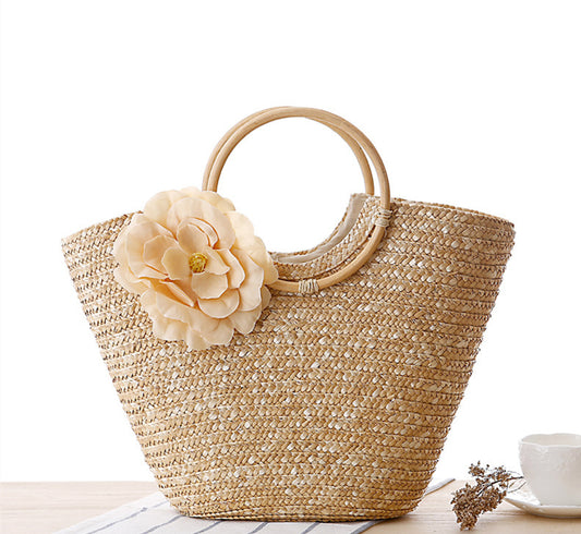 Maréa Capri Straw Beach Tote