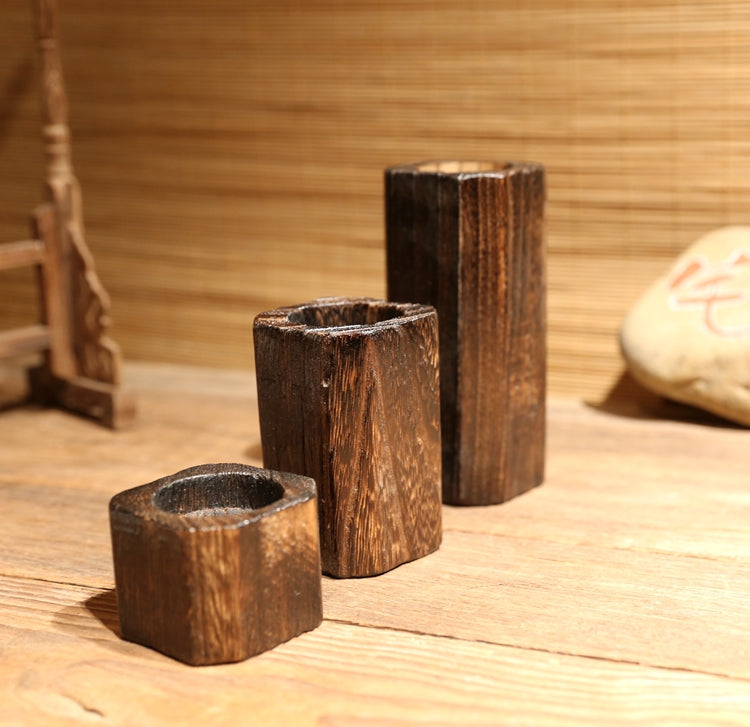 Maréa Wooden Candle Holder