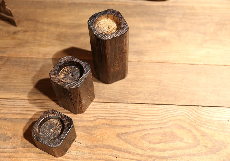Maréa Wooden Candle Holder
