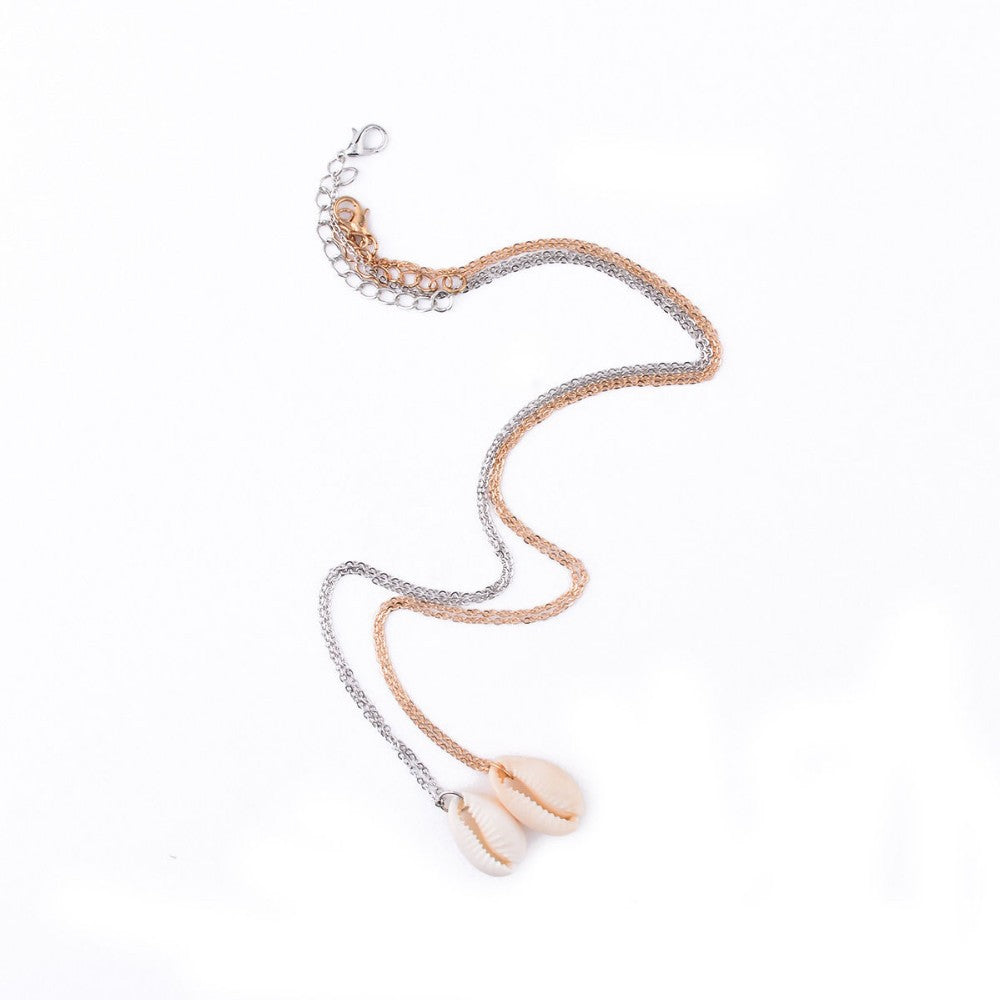 Capri Gold Shell Necklace