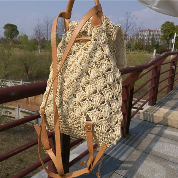 Seaside Escape Straw Tote